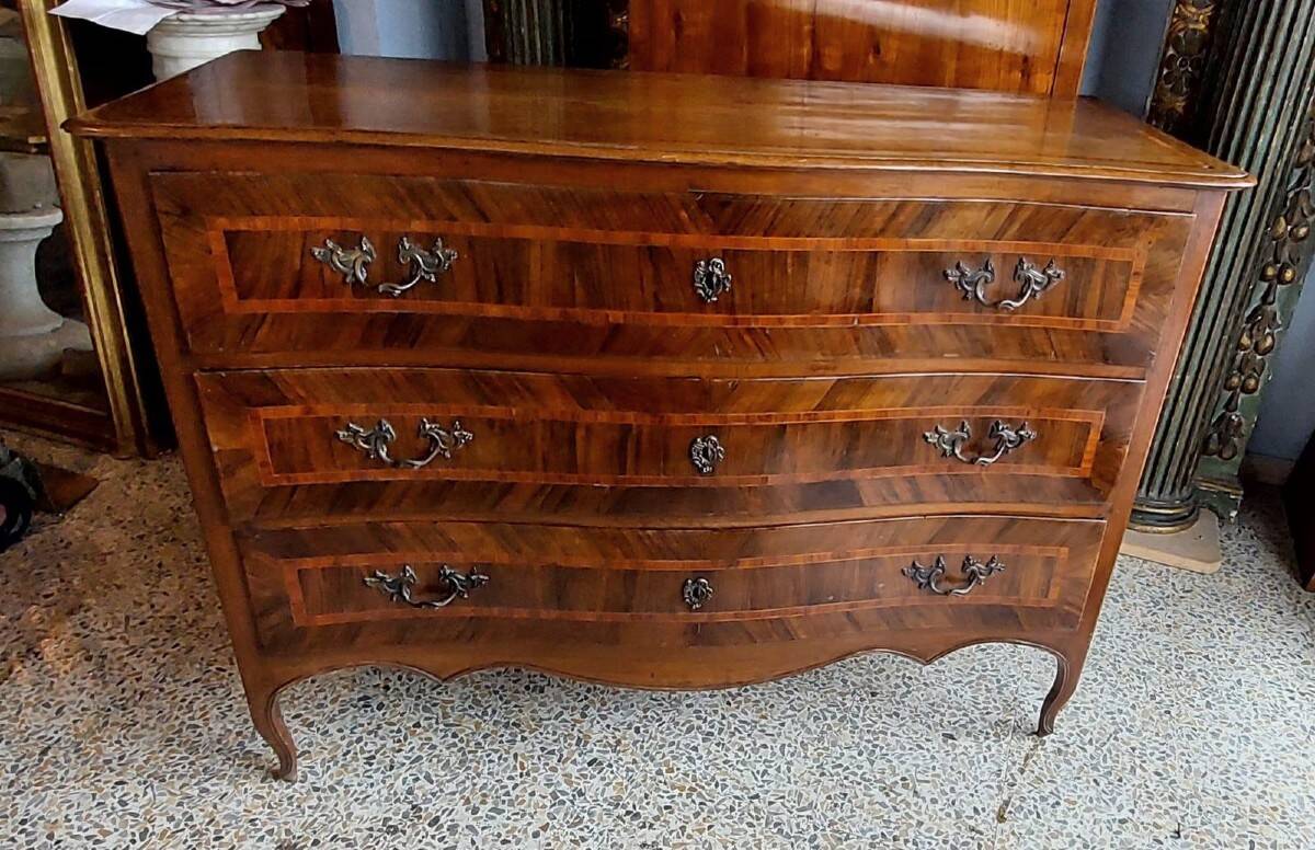 Louis XV Baroque chest of drawers, second half of the 18th century