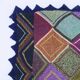 Knitted Diamond Throw Blanket Vintage 1970s