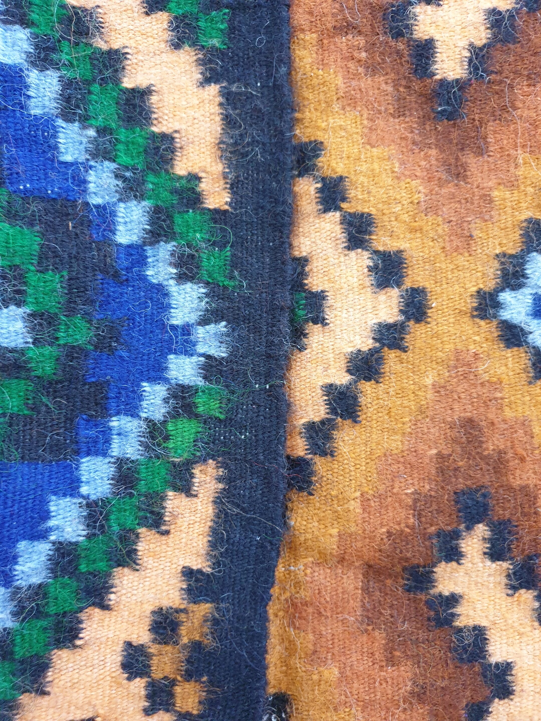 Romanian rug handwoven in wool