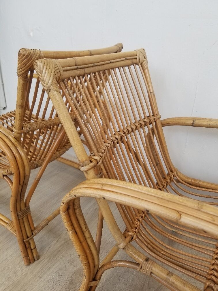Vintage rattan chairs