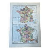 Map of France - 20x29cm