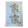 Map of France - 20x29cm