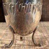 Cockroach on foot tripod in solid silver