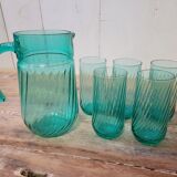 Carafe with 5 water glasses