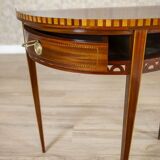 Semi-Circular Mahogany Wall Table, Early 20th Century