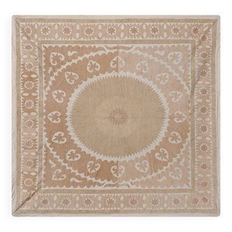 Tapis noué à la main, tapis turc vintage 155x155 cm