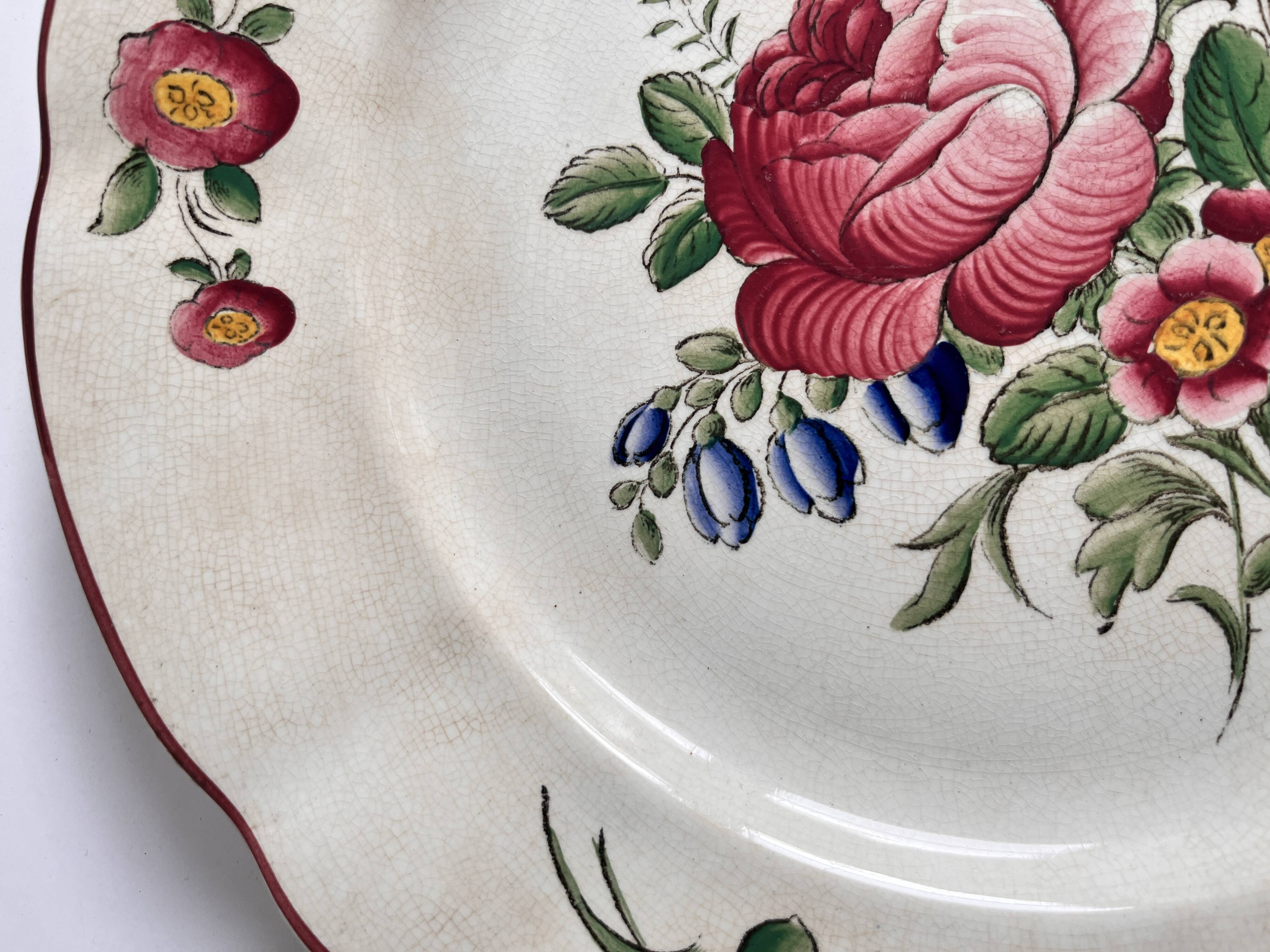 Plat Villeroy & Boch rond Mettlach
