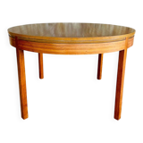 Extendable dining table in teak, butterfly extension by Van Pelt circa 1960.