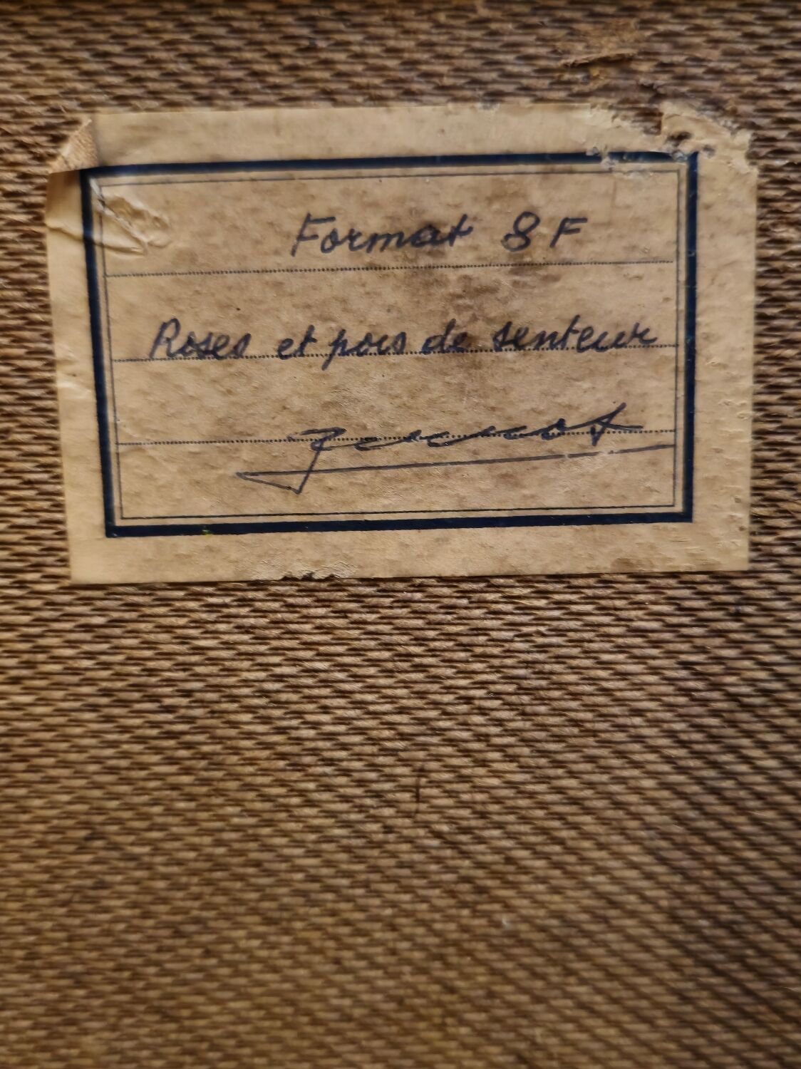 Oil on panel Bouquet