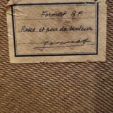 Oil on panel Bouquet