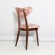 Heart-shaped chair mid-century in Fandango pink jacquard, Dedar, Europe, 1960s
