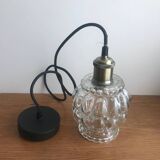 Pendant Light With Vintage Glass Globe Electrical System New