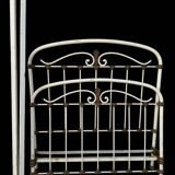 Antique wrought iron bed from the 1900s