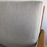 Pair armchairs compass feet, 1960