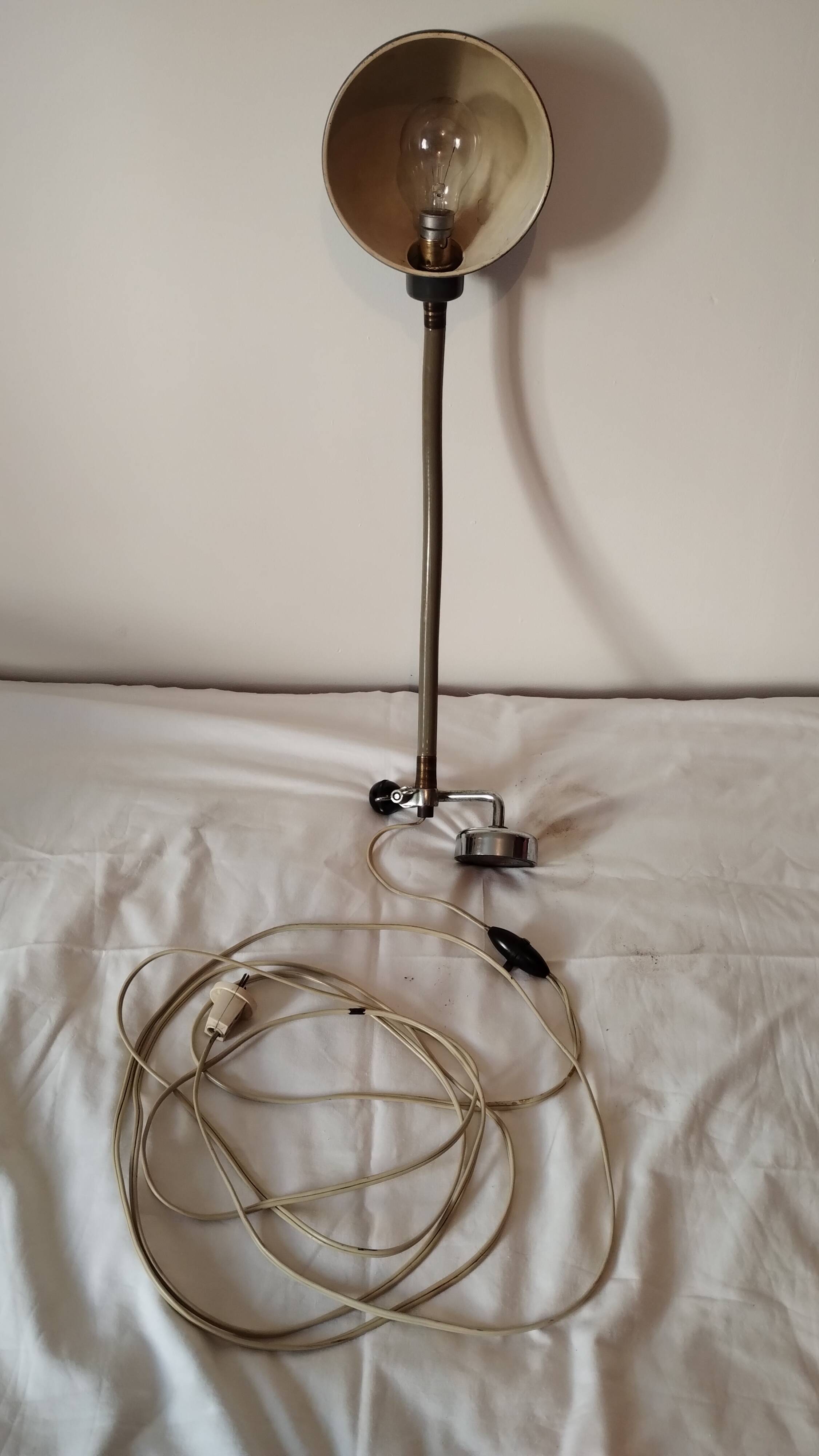 Vintage industrial workshop lamp