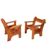 David Rosèn, pair of Berga armchairs for Nordiska Kompaniet, 1944.