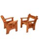 David Rosèn, pair of Berga armchairs for Nordiska Kompaniet, 1944.