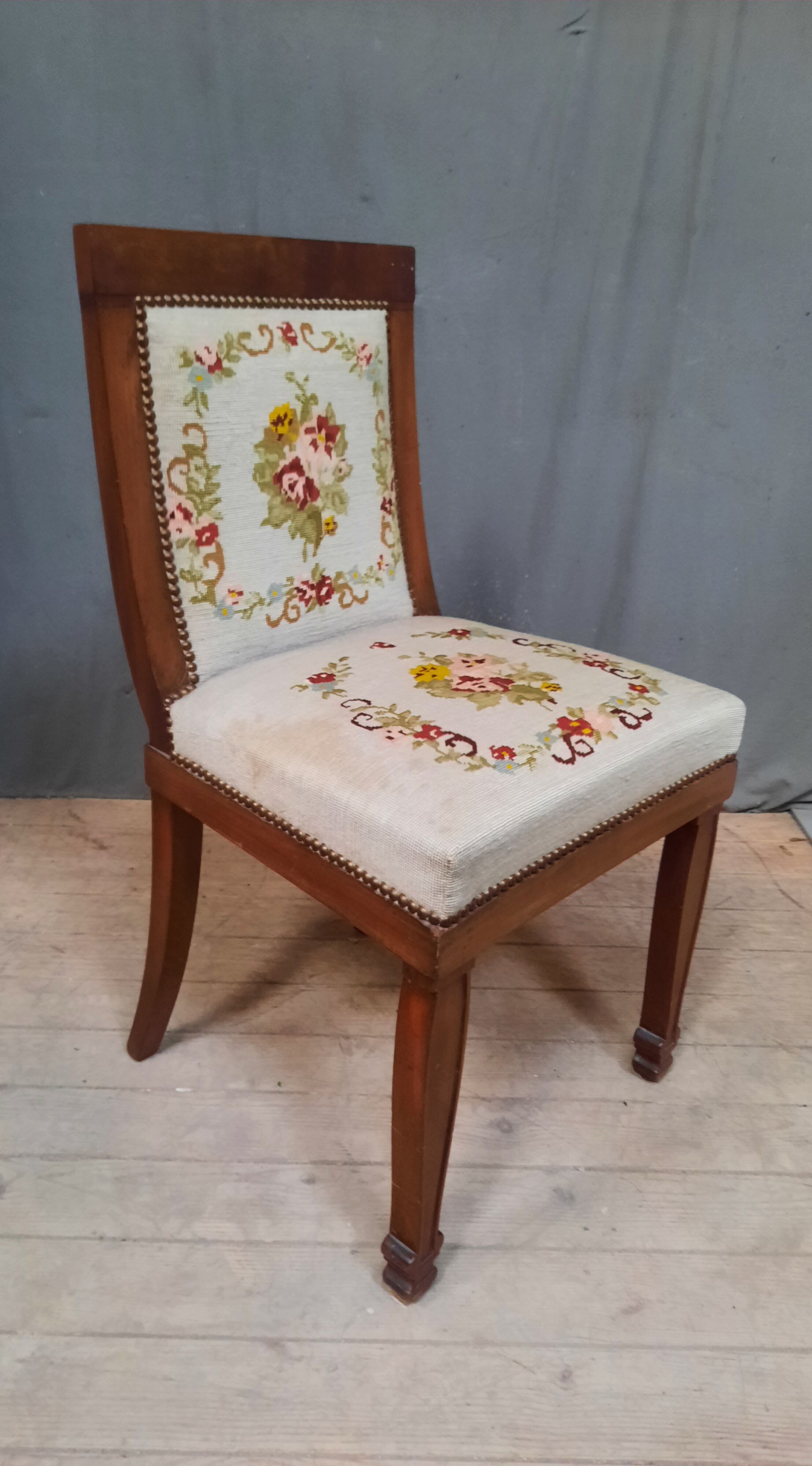 Mahogany consulate chair