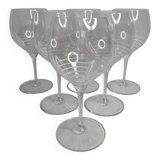 Villeroy and Boch crystal wine glasses, 23 cm