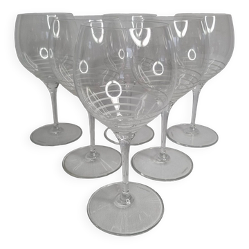 Verres à vin Villeroy et Boch en cristal, 23 cm