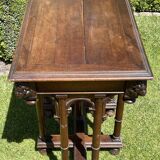 Walnut table renaissance style