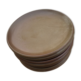 Lot of 10 Plates of Brenne Sandstone