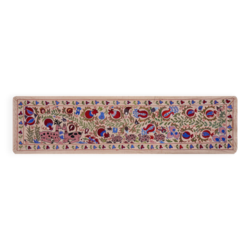 Hand-knotted rug, vintage Turkish rug 51x190 cm