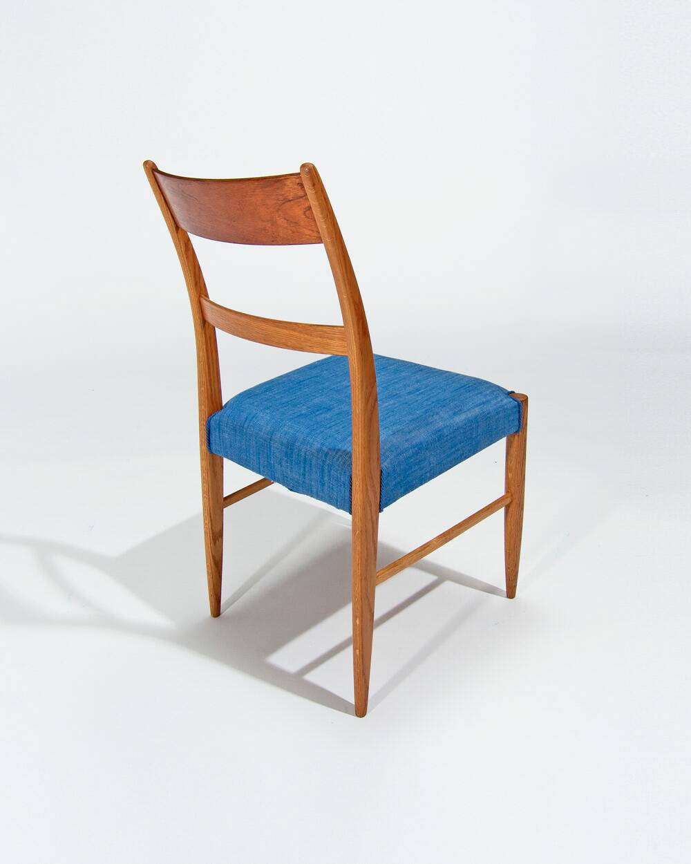 Danish Dining Set Table & Chairs in Teak & Oak, Mid Century Modern Design 1950's