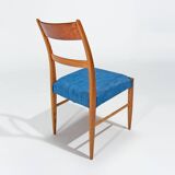 Danish Dining Set Table & Chairs in Teak & Oak, Mid Century Modern Design 1950's