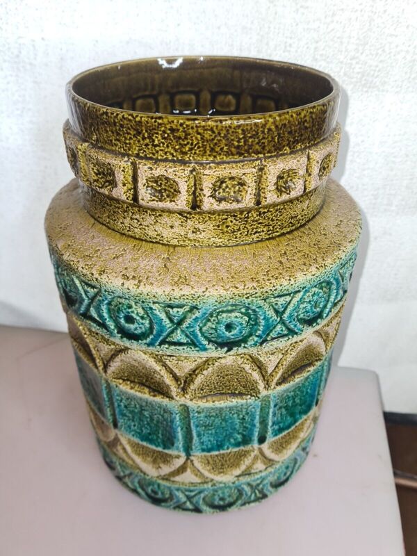 Vase en ceramique bay keramik west germany design xxeme
