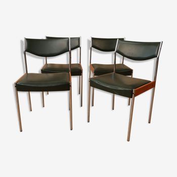 Série de 4 chaises design allemand