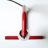 Red tubular lamp, 80s