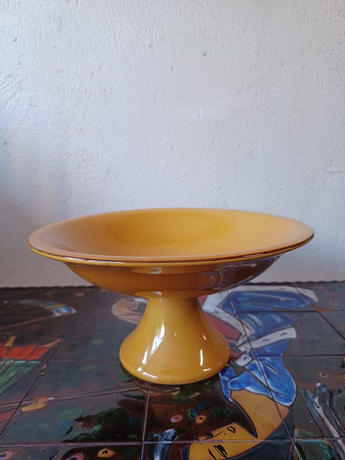 Ceramic compote bowl