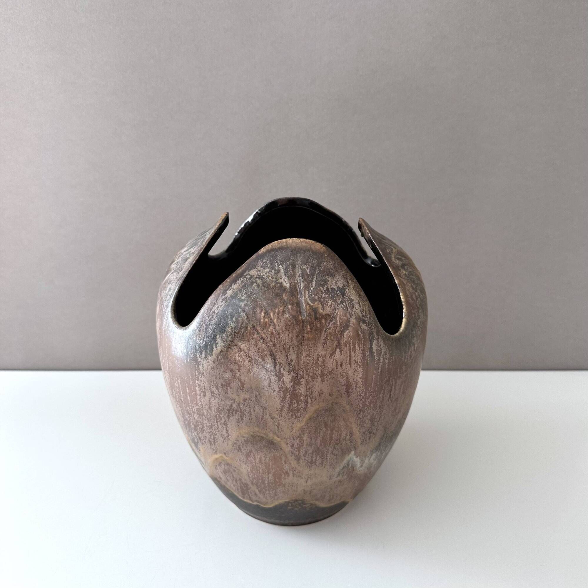 Dümler & Breiden Tidal Beach Vase 052/22 | Vintage Mid-Century Ceramic