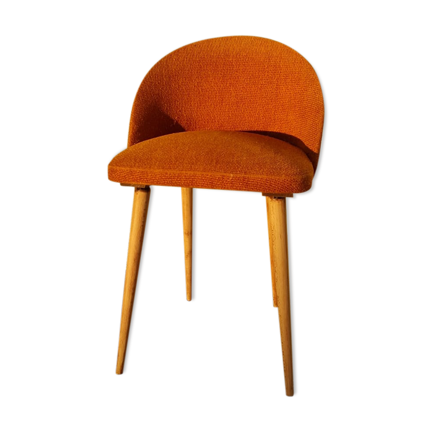 Cocktail armchair orange