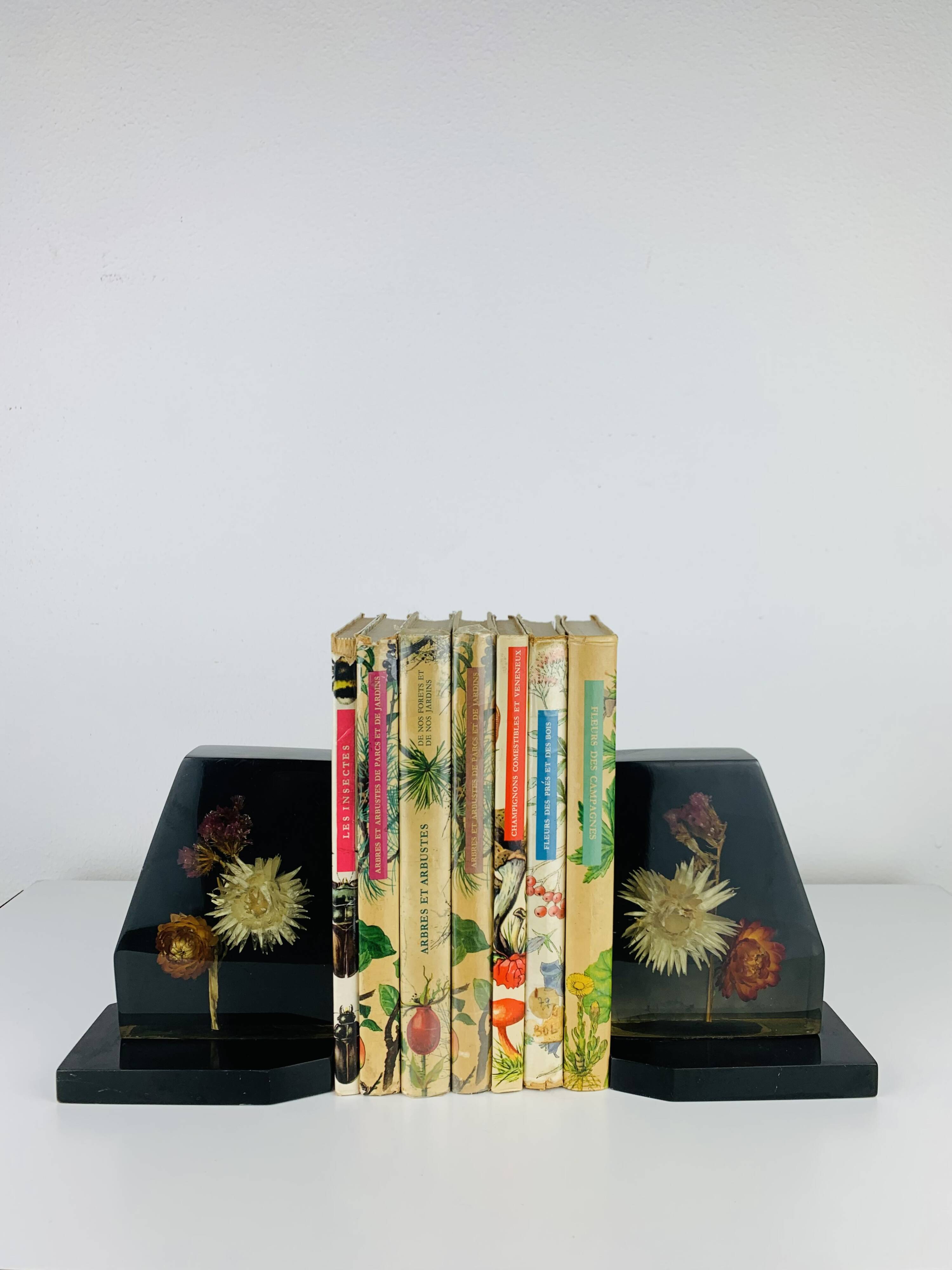 Paire de serre-livres vintage, années 60