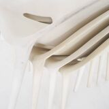 Set of 4 "Soft Egg" chairs by Philippe Starck for Driade, Italy