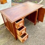 Old desk with administrative style drawers