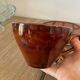 Luneville Badonviller earthenware cup and saucer
