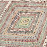 7x10 Large Kilim Rug Colorful Design, 210x292 Cm