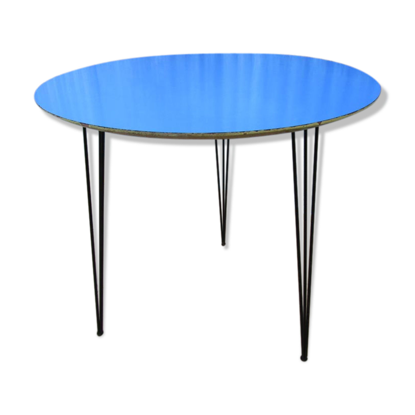 Table round blue imexcotra formica 1950