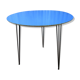 Table round blue imexcotra formica 1950