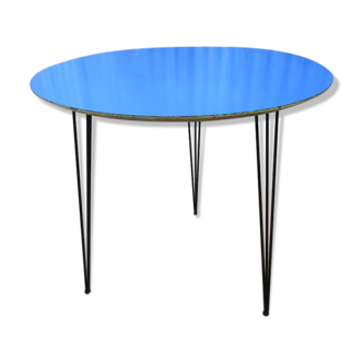 Table round blue imexcotra formica 1950