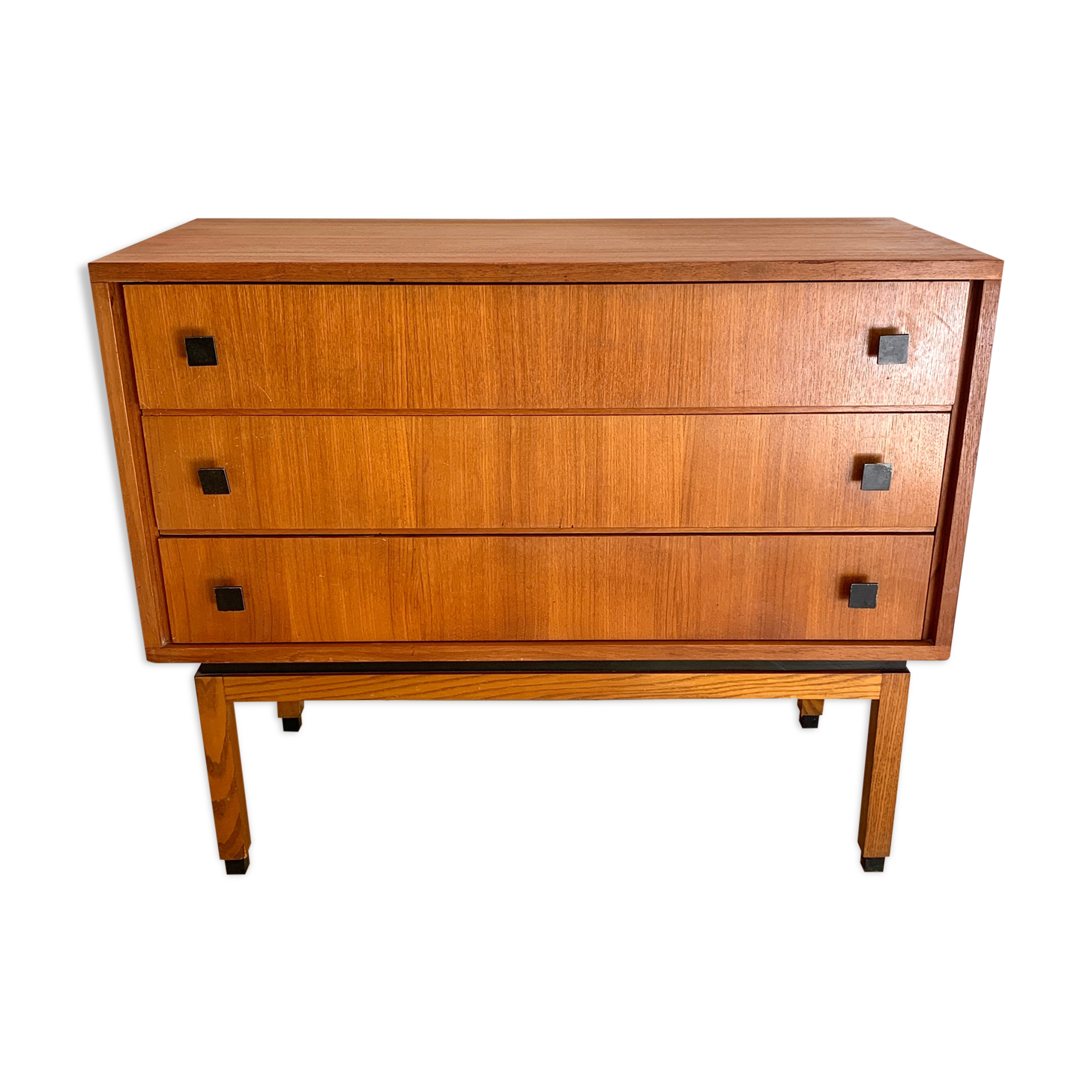 Vintage teak chest of drawers MDK Belgium