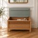 Coffre à jouets vintage en bois & rotin – une belle pièce pleine de charme