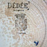 Old Gien plate model Dédée