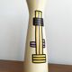 Vase Diabolo VEB Haldensleben 3148B - Design cylindrique moderne du milieu du siècle de la RDA est-allemande