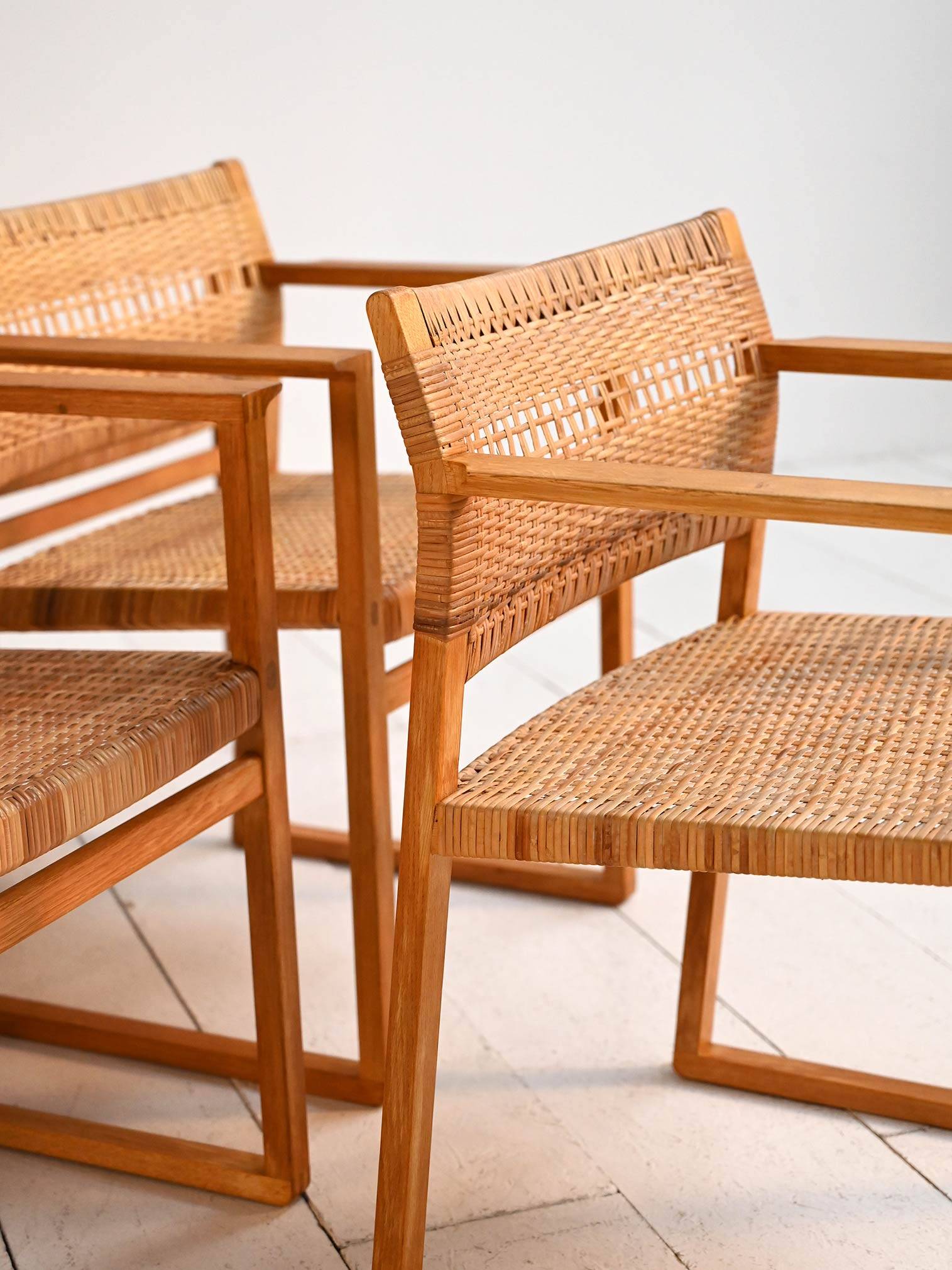 “BM62” Chairs by Børge Mogensen Lauritsen 1950s