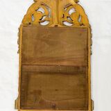 Miroir en bois doré, style Louis XVI – 1ère partie XXe - 60x30cm