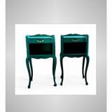 Pair of antique bedside tables